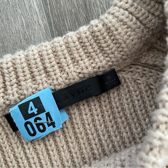 jenni kayne Cotton Fisherman Sweater in oatmeal - Picture 2 of 3